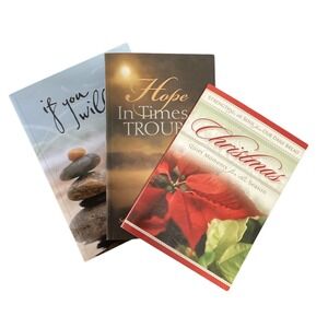 Devotional Books Bundle Hope In Times Trouble Quiet Moments‎ Christmas Prayer